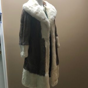 Fur coat genuine. Local designer